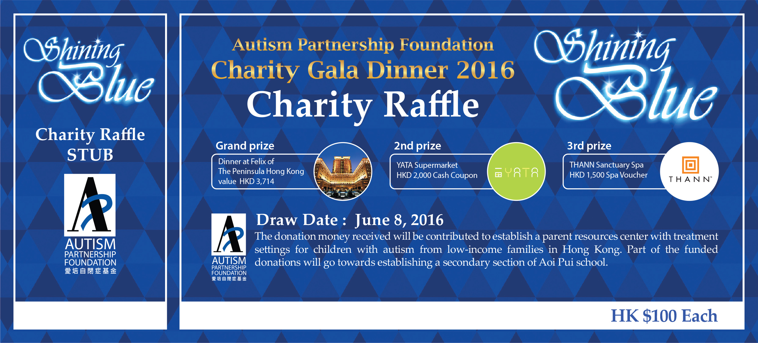Shining Blue Charity Gala Dinner 2016 Autism
